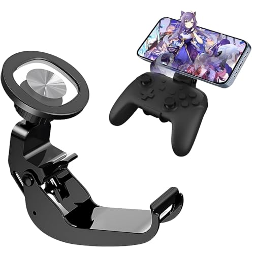 Magnetic Controller Phone Mount Clip for Xbox One & Xbox Series X|S Controllers, NBCP Gaming Phone Holder, Adjustable Magnets holder Accessories for iPhone and Android
