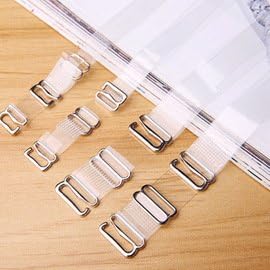 QINGRENGU Invisible Clear Replacement Bra Straps -Transparent,Removable Buy 1 Get 1 Free