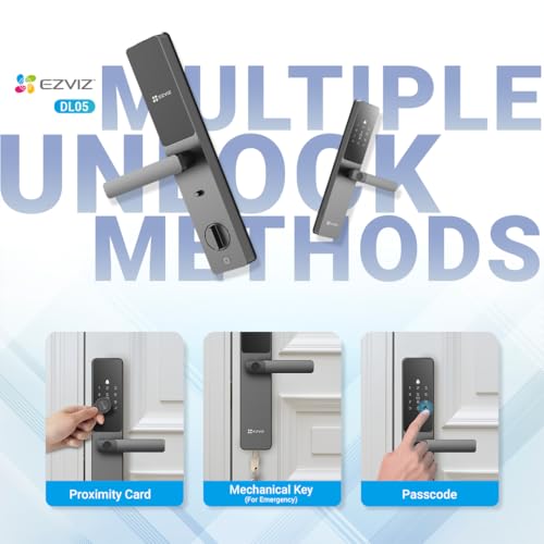 EZVIZ-Smart-Lock-DL05-7-in-1-Keyless-Entry-Door-Lock-with-Fingerprint-Access–Secure-Keyless-Entry-Multiple-Unlock-Options-Instant-Alerts-Weather-Resistant-Child-Safety-Privacy-Control-5085