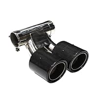 ポルシェ　ケイマン用　新品 ブラック ステンレス製 デュアルマフラーエンド streamtech_rcpp-zq103-xp