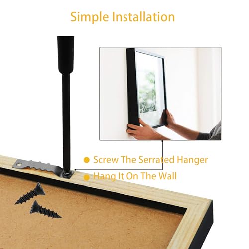 Image of 250 Pcs Picture Hanging Kit,Triangle D- Ring and Sawtooth Hangers Assorted with Screws.Metal Mounts for Hanging Canvas Paintings Photos Frames,Artworks,Crafts