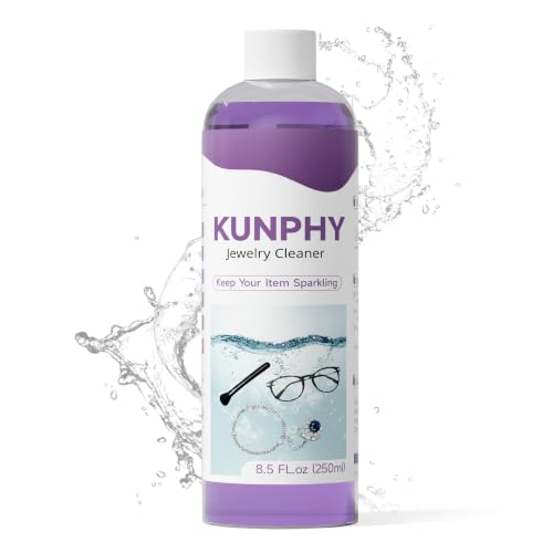 KUNPHY Upgraded Jewelry Cleaner, New Formula for All Ultrasonic Cleaners