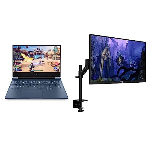 Image of HP Victus Gaming Laptop AMD Ryzen 5 5600H 15.6 inch(39.6 cm) FHD IPS Gaming Laptop & HyperX Armada 27 QHD Gaming Monitor (64V70AA#ACJ)