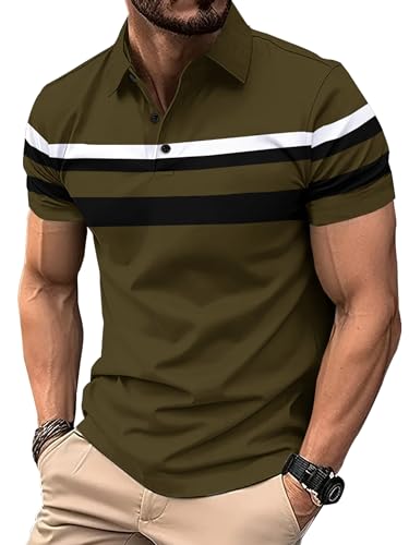 Image of Noble Monk Men's Regular Fit Polo Neck T-Shirt | Half Sleeve | Casual T-Shirt