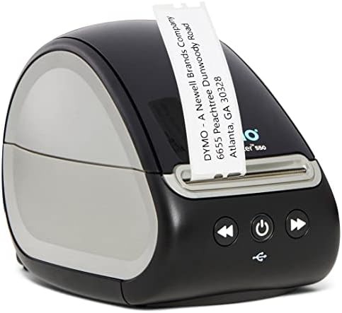 DYMO LabelWriter 550 Direct Thermal Barcode Label Printer with USB Connectivity Monochrome Label Maker – 62 Labels Per Minute, Auto Label Recognition