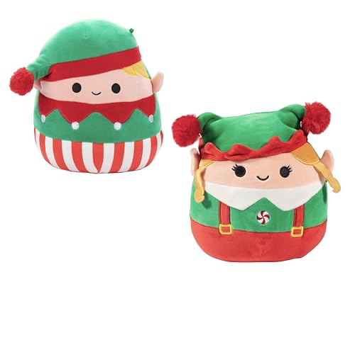 Squishmallows 8-Inch Siblings Brother & Sister Set - Official Jazwares Plush - Collectible Soft & Squishy Stuffed Animal Toy - Easter Gift for Kids, Girls & Boys
