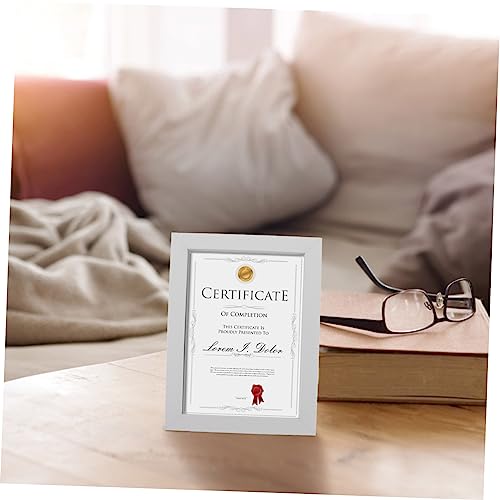 Zerodeko Quadro De Cheque Bancário Quadro De Caligrafia Moldura De Parede Exibição De Mesa De Licenç