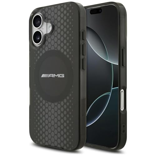 CG MOBILE AMG Graphiques transparents Ă double couche compatible avec MagSafe pour iPhone 17 (noir)