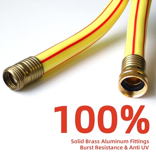 50 ft 3/4” Heavy Duty Garden Hose, Solution4Patio, Male to Female Fittings by Solution4Patio Expert in Garden Creation - Used condition - Image 3