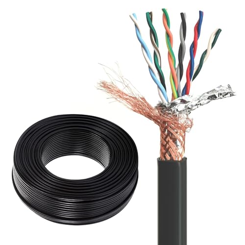 Câble électrique flexible 22AWG paires torsadées blindées - Fil cuivre OFC 20 conducteurs