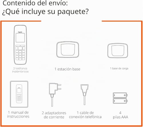 Gigaset Pure 120 Duo con Eco DECT y protección de llamadas para un hogar sin ruidos molestos 6