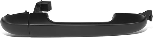 DNA MOTORING Manija de puerta exterior delantera derecha compatible con Kia ForteKoup 09-13, sin ojo de cerradura, negro, OEM-DHO-01247