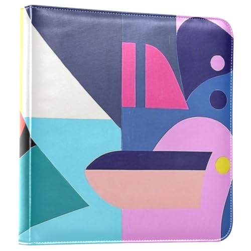 Photo Album 4x6, 5x7,6x8,Artificial Leather Photo Albums with 20 Detachable Sheets Fantasy Design for Family Wedding,Multi 20