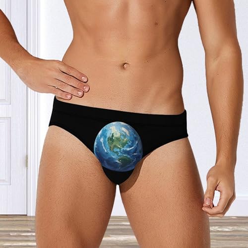 Earth Novelty Men's Swimming Brief Swimwear Pants Trunks Beach Shorts Underwear4