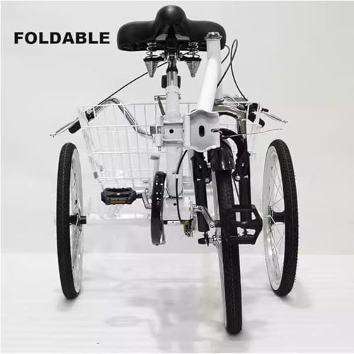 Triciclo Plegable para Adultos, 20 Pulgadas miniatura 3