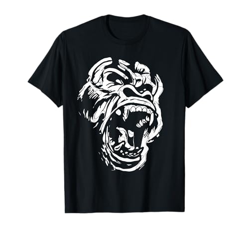 Photo de Chemise Angry Gorilla Silverback White Fierce Great Ape Gift T-Shirt