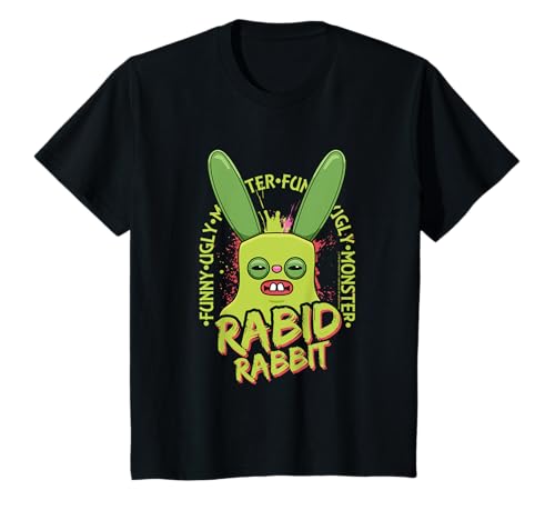 Enfant Fuggler Rabid Rabbit Originals Funny Ugly Monster Kids T-Shirt