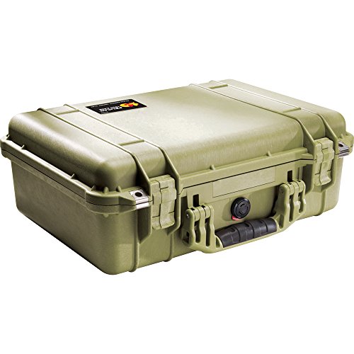 Image of Pelican 1500-001-130 Protector Case OD Green w /No Foam