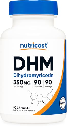 Nutricost Dihydromyricetin (DHM) 350mg 90 Capsules for 90 Servings Vegan