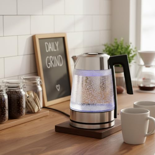 Hervidor Eléctrico de Vidrio 1.8L Alpine Cuisine 1100W miniatura 2