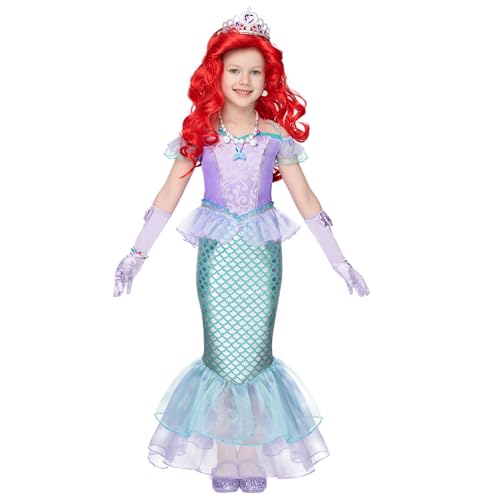 Disfraz de Sirena Princesa para Niñas Talla S miniatura 7