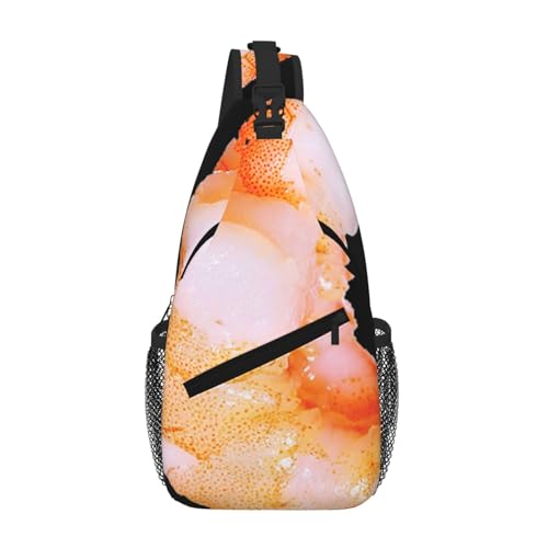 Sac à dos léger motif crevettes Glutton au design unique pour homme