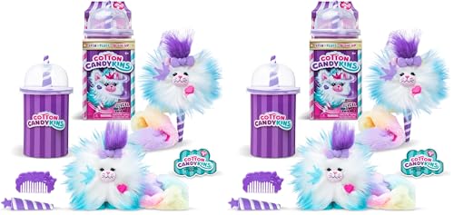 Peluche Cotton Candykins douce lot de 2 pour la décoration et le jeu de l'enfant