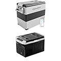 Bundle of EUHOMY 12 Volt Refrigerator, 59QT(55L) Electric Cooler+22QT(21L) 12V Cooler