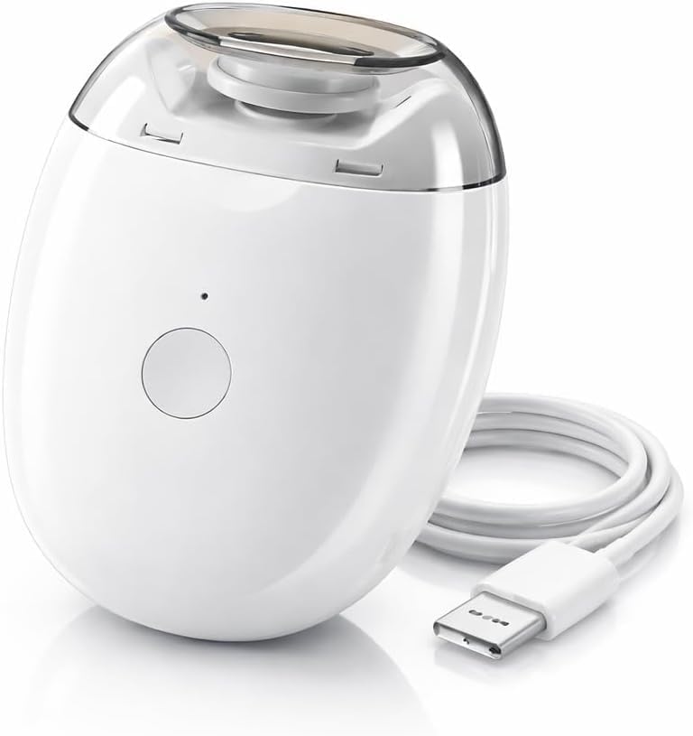 UCRAVO Automatic Nail Clipper Electric – Universal Portable Fingernail Grinder with LED Light, 3 Speed Settings, Silent Auto Nail Cutter & Polisher, Safe Nail Trimmer for Adults, Kids & Seniors-image-21