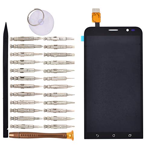 Image of LCD Screen Display with Digitizer Touch Panel Without Bezel Frame Compatible with Asus Zenfone Go ZB551KL(Black)