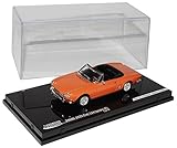 Fahrzeug ist ca 11 cm lang Vitesse FIAT 124 Spider BS Cabrio Braun Orange 1966-1985 1/43 Modell Auto