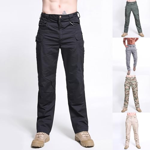 Pantalones de senderismo multibolsillos de corte holgado cómodos para hacer excursionismo 2