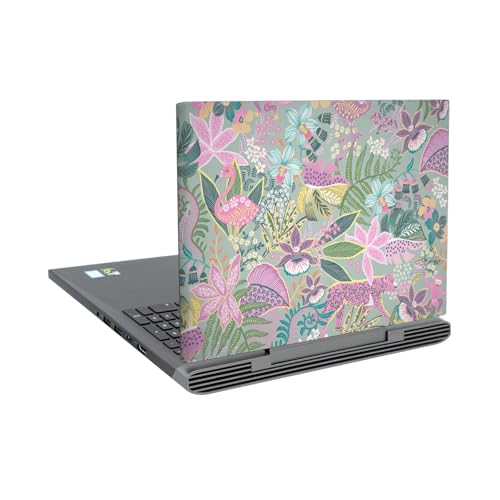 Skin Vinyle Ninola Fleur Fuchsia pour Dell Inspiron 15 7000 P65F