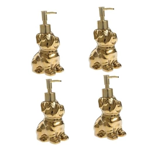 HOMSFOU Garrafa De Loção Para Cachorro 4 Unidades Garrafa De Sabão Animal Garrafa De Bomba Push Down Sabonete De Mão Esmalte De Unha Shampoo De Viagem Garrafa De Shampoo