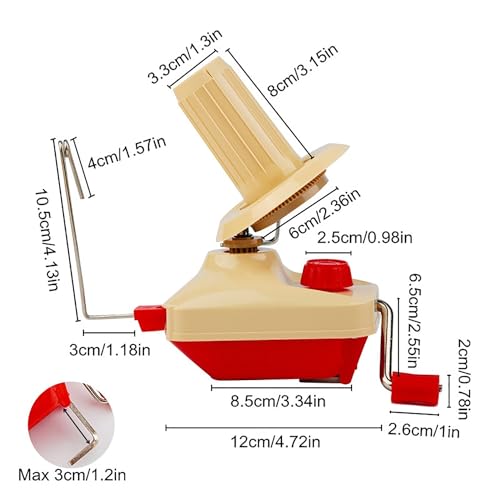 Yarn Ball Winder ,Convenient Ball Winder for Yarn,Yarn Swift and Ball Winder Combo with Easy Installation for Yarn Storage + 1 Pcs Scissors (2) by Knewmart - Image 3