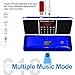 LEFON Multifunction Digital FM Radio Media Speaker MP3 Music Player Support TF Card USB Drive with LED Screen Display and Setting Timing Shutdown Function (Blue)