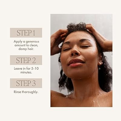 Enjoy Holistic Hair Mask - Deep Conditioning Treatment for Intense Hydration & Strength - Moisturizing Hair Mask for All Hair Types Sulfate-Free - Calming Lavender & Fruit Scent - 6.2 Fl Oz | Intense hydration