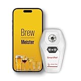 SmartRef Digital Refractometer by Anton Paar – High-Precision Brix & Wort Meter for Beer Brewing, Winemaking, Fermentation | Bluetooth, ATC, Automatic Wort & Alcohol Correction, est. ABV