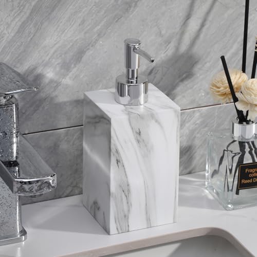 Haocoott YDYS0015 Soap Dispenser Pump, Dish Soap Dispenser Bottle, Marble Refillable Liquid Soap Dispenser Bathroom, Lotion Shampoo Hand Soap Dispenser Jar For Kitchen Sink Countertop Home Decor thumb #4