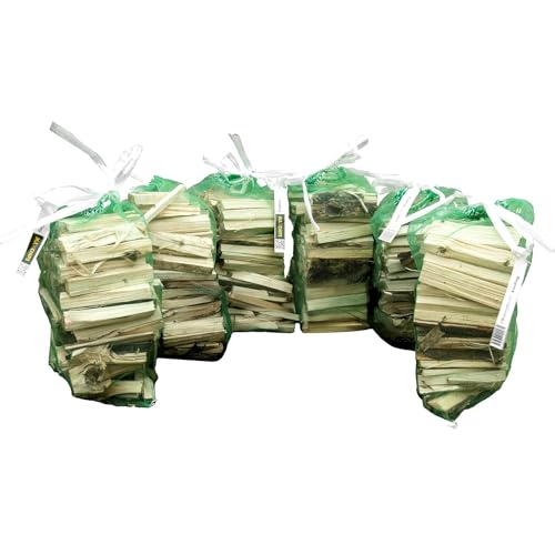 Maxchips Dried Kindling Wood Fire Sticks – 6 Net of Forest Natural Wood Kindling – Smokeless Fire Starter for Charcoal Burner, Lighter Gas, Stove, Pizza Oven, Pit, Bbq, Camping Oven & Outdoors