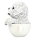 Design Toscano Puppuccino Puppy Collectible Dog Statue: White Maltese