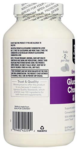 365 By Whole Foods Market, Glucosamine Chondroitin X Strength Msm, 240 Tablets #TOP4