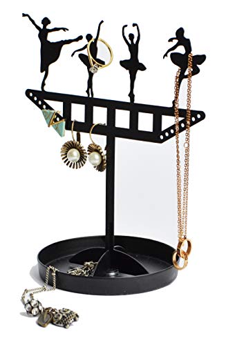 ZAC Home - Soporte para joyas de bailarina para bailarina, esposa, mujer, hija, niña, niña, niños, regalo de ballet para niña/mujer