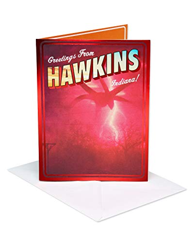 American Greetings Birthday Card (Stranger Things, Hawkins)