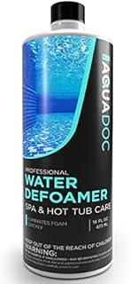 Hot Tub Defoamer & Spa Defoamer - Spa Anti Foam & Hot Tub Anti Foam for HotTub Owners to get the Foam out for Spa & Hot Tub Foam Removal, The Defoamer for Hot Tubs to Keep Spa Foam Down | AquaDoc 16oz