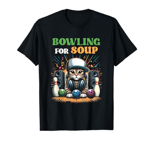 Bowling For Soup Music Cat DJ Cat Wearing - Bowling For Soup Music Cat Style DJ Cat Wearing Headphone T-Shirt