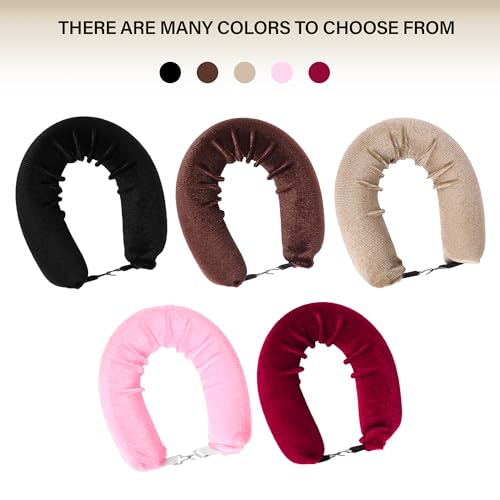 Xracephol Heatless Velvet Hair Curler Jumbo Overnight Heatless Blowout Rods Heatless Curls Heatless Curls Overnihght For All Hair Types Heatless Blowout Styling Tools Hair Curlers To Sleep In(3 Rods Set-Wine) thumb #6