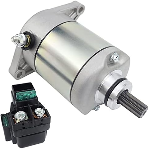Soarider Starter & Relay for Suzuki 2002-2007 Eiger 400 LT-A400 LT-A400F LT-A400C LT-F400 LT-F400F, 31100-38F00 3110038F00 18809 18840 410-54068 41054068 SMU0297 SM14241 495775 Cover