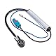 Audioproject A123 - Autoradio Einbau Set kompatibel für VW Golf V Touran Passat 3C Caddy Skoda Octavia Seat Radioblende Radioadapter 2 x Antennenadapter Fakra ISO DIN Fach