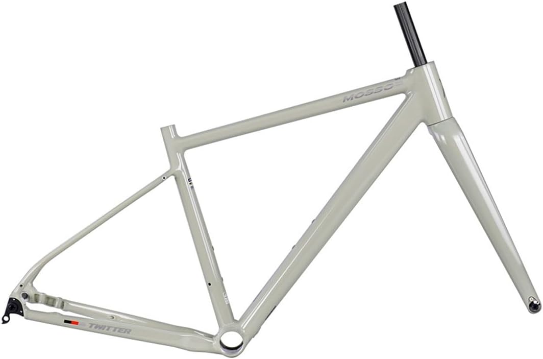 700C Gravel Road Bike Frameset 41/44/47/50/53cm Aluminum Alloy Bike Frame with Carbon Fork Thru Axle 12 * 100mm/12 * 142mm Disc Brake Frame Internal Routing